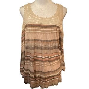 Maurice’s size medium Boho style cold shoulder
